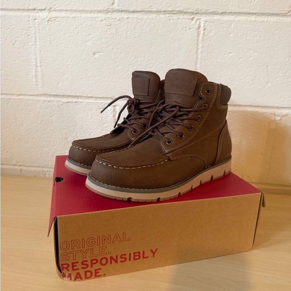 Levi's Brown Leather Men's Boots